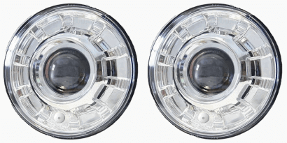 7" round HID headlights