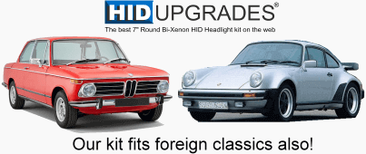 HID upgrade kit foreign classic cars